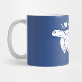 Love Turtles Hate Plastic Mug